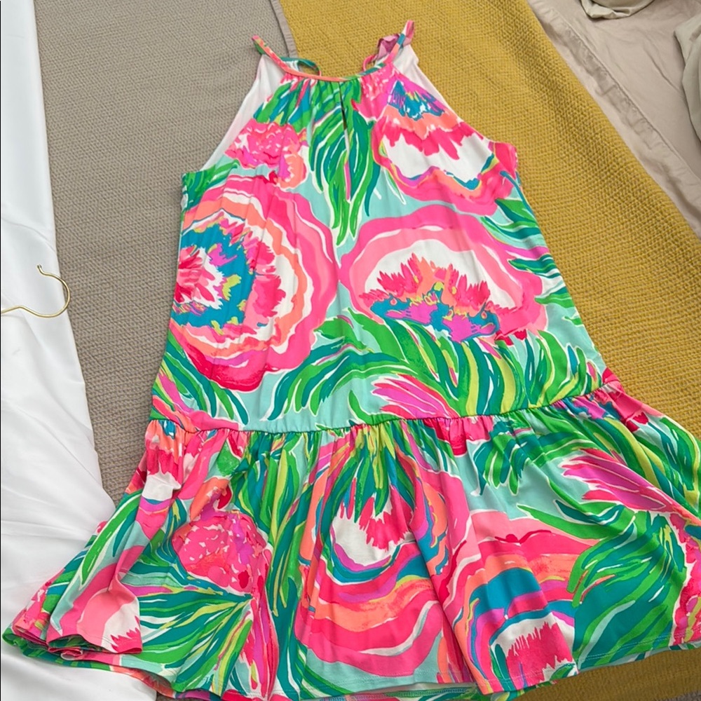 Lilly Pulitzer Vibrant Floral Mini Dress